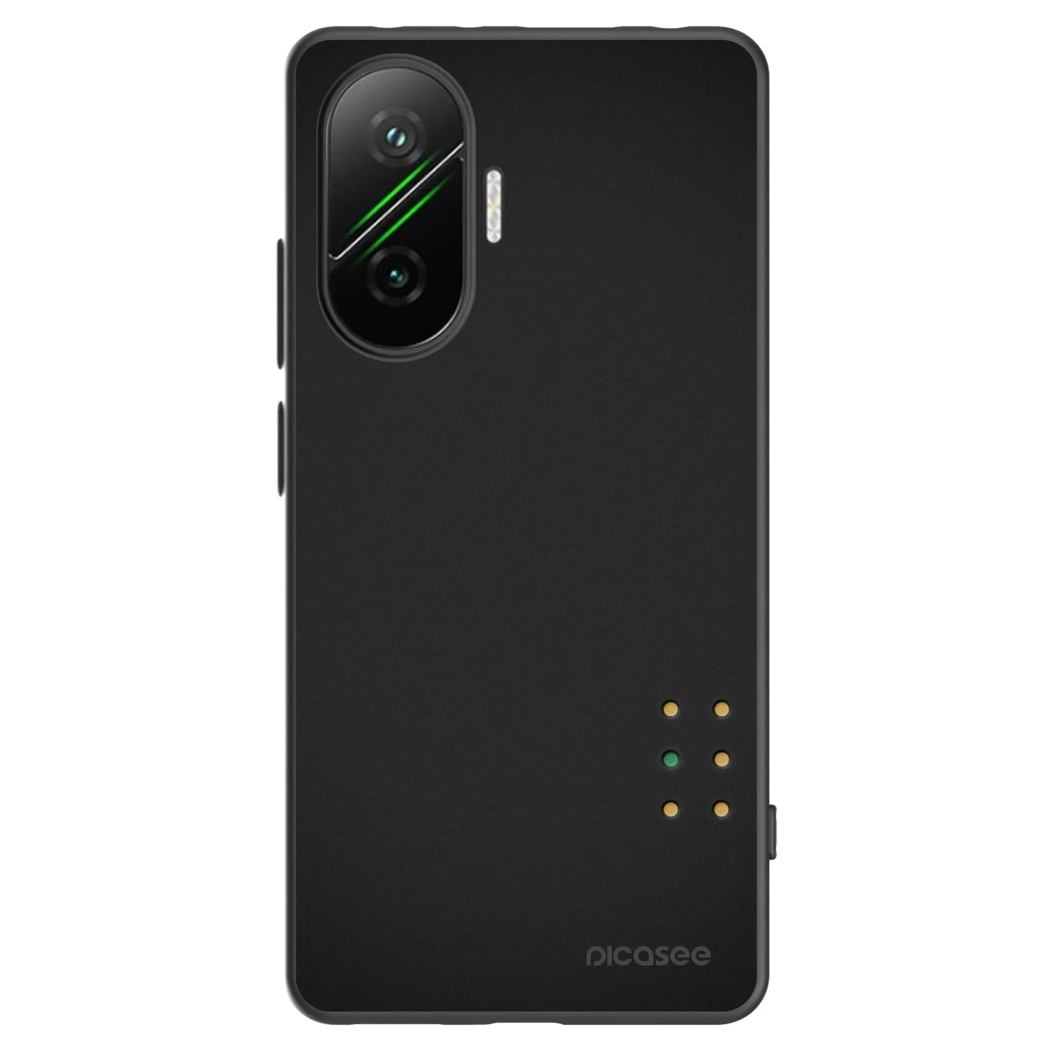 Picasee Μαύρη θήκη σιλικόνης για Xiaomi Poco F7 5G - Pulse