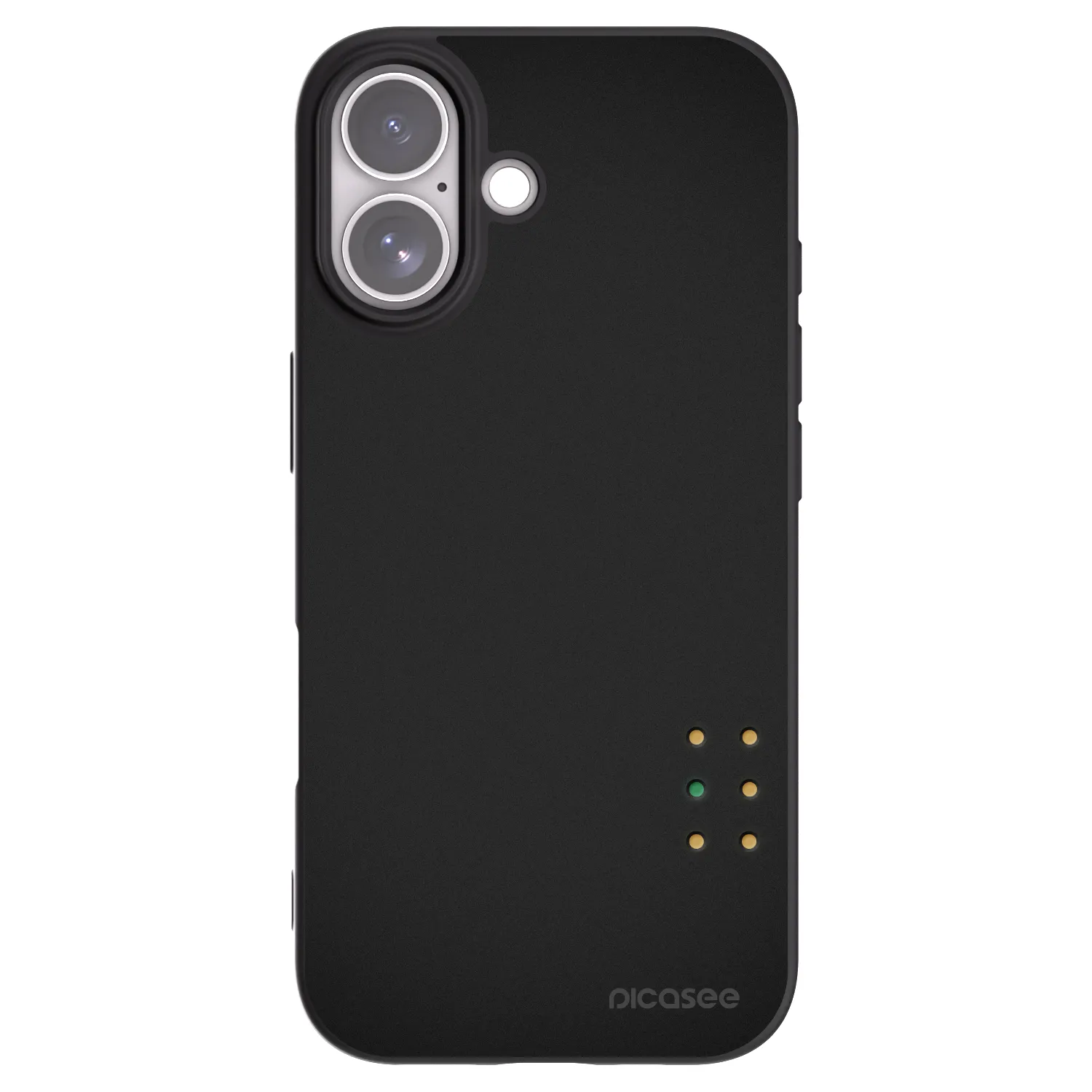 Picasee Μαύρη θήκη σιλικόνης για Apple iPhone 17 - Pulse