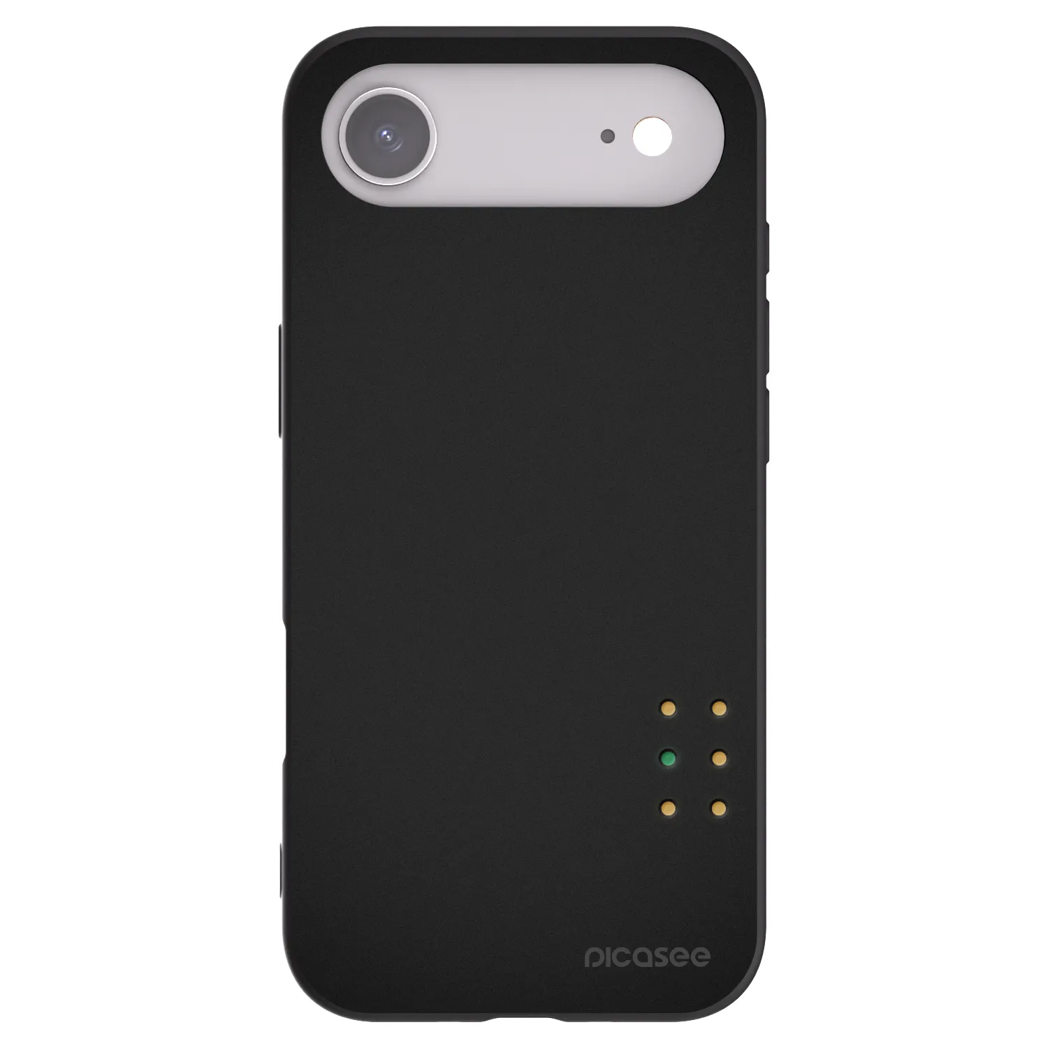 Picasee Μαύρη θήκη σιλικόνης για Apple iPhone Air - Pulse