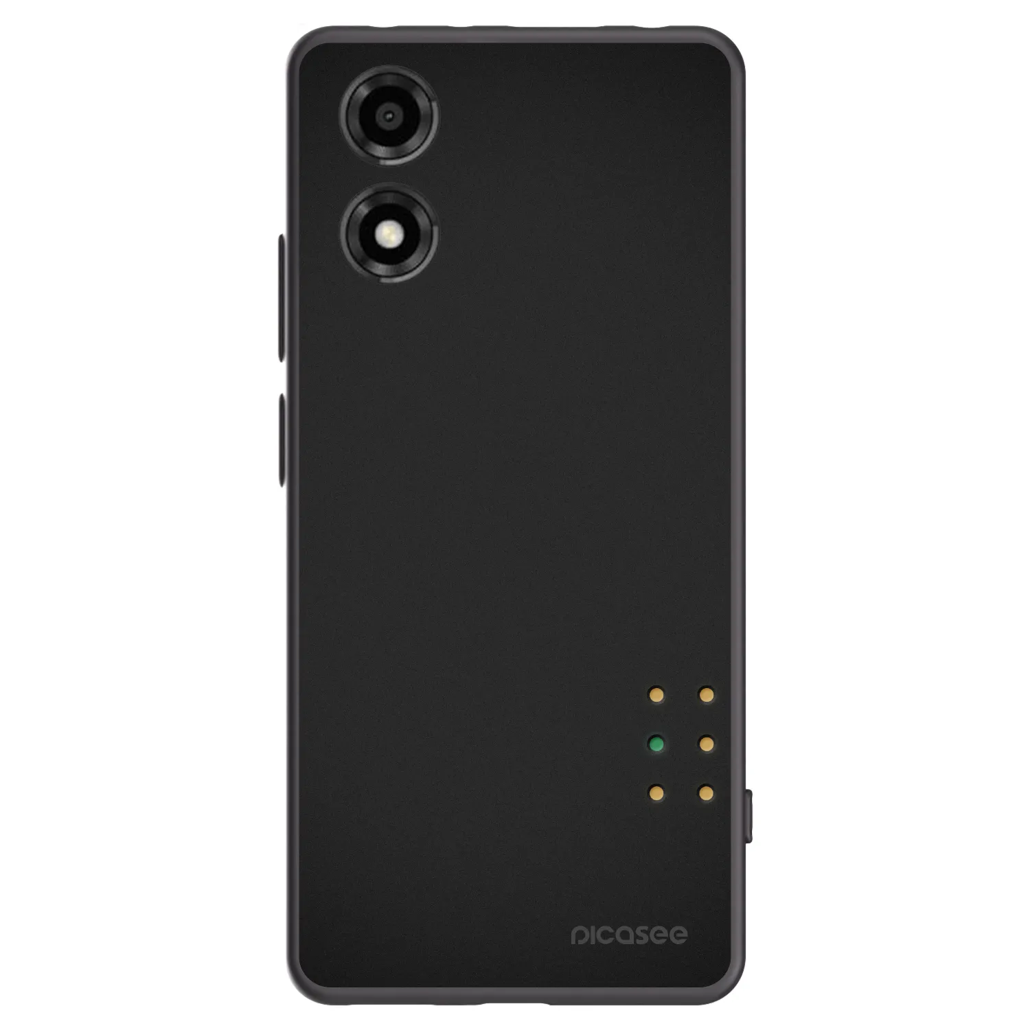 Picasee Μαύρη θήκη σιλικόνης για Motorola Moto E14 - Pulse