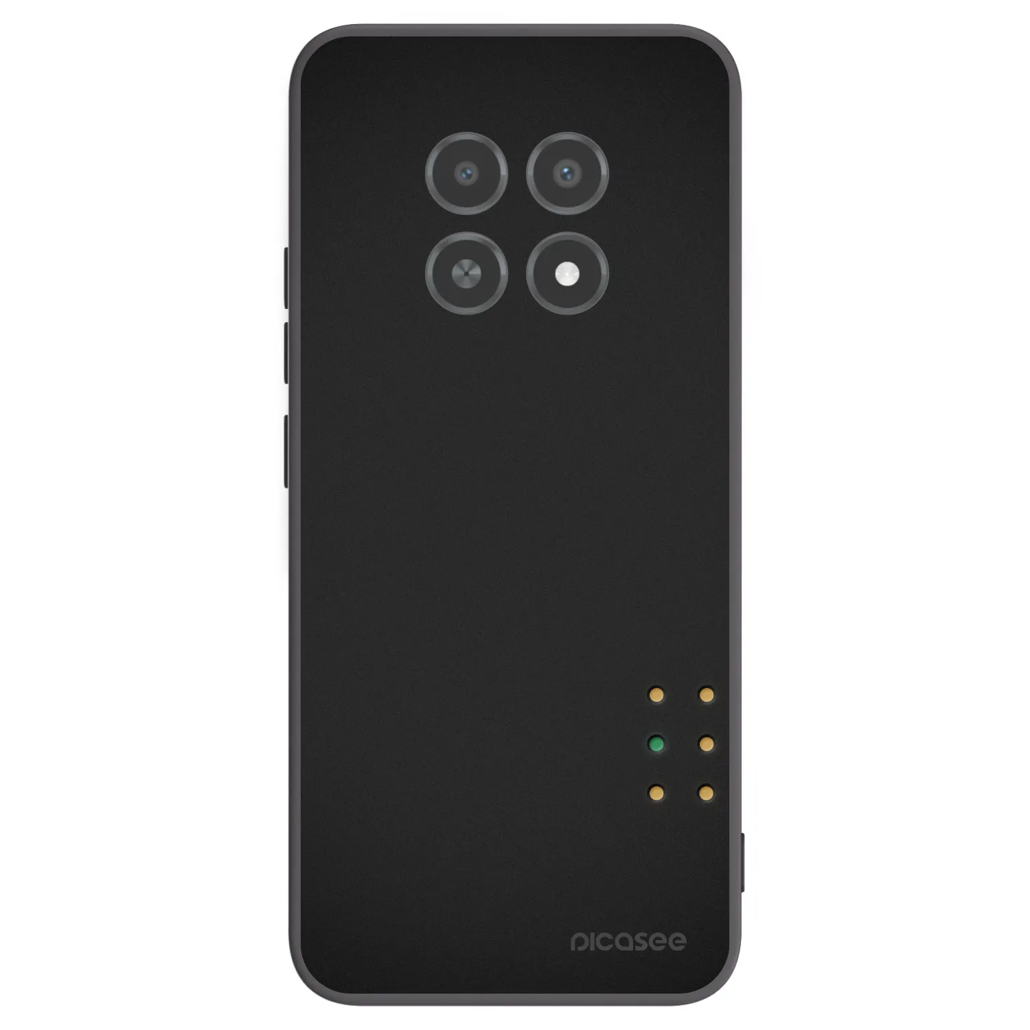Picasee Μαύρη θήκη σιλικόνης για Realme 12X - Pulse