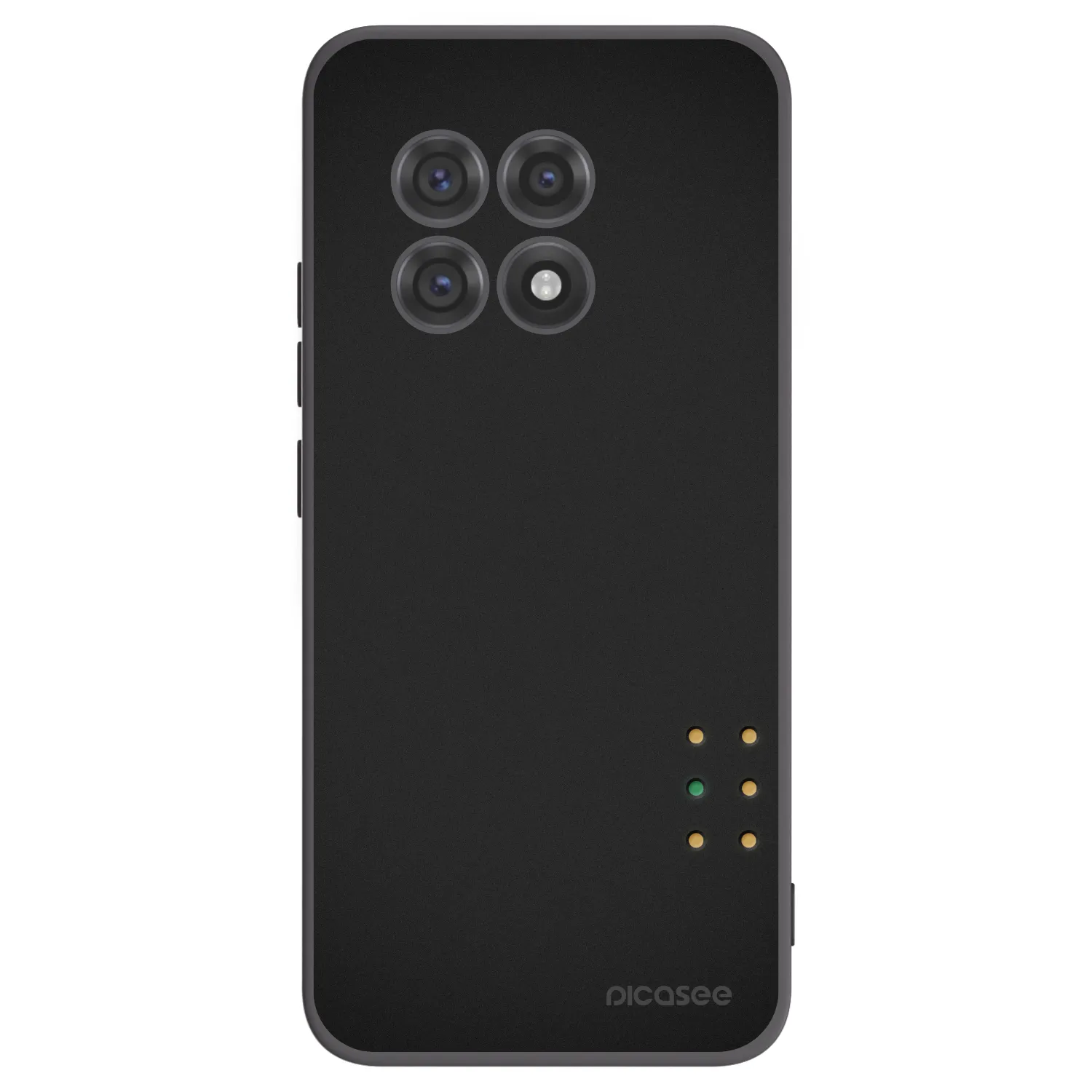 Picasee Μαύρη θήκη σιλικόνης για OnePlus 13R 5G - Pulse