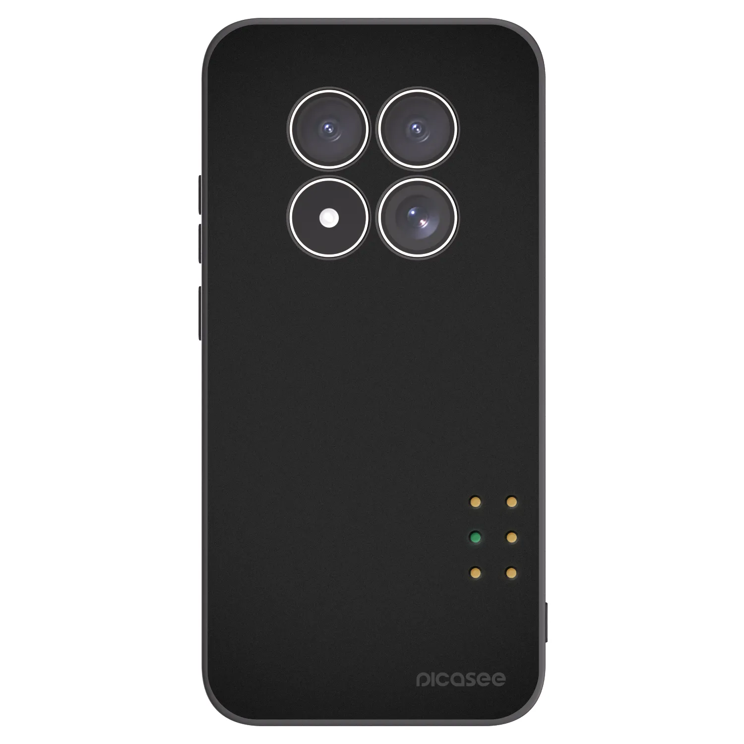 Picasee Μαύρη θήκη σιλικόνης για Xiaomi Redmi Note 15 Pro 4G - Pulse