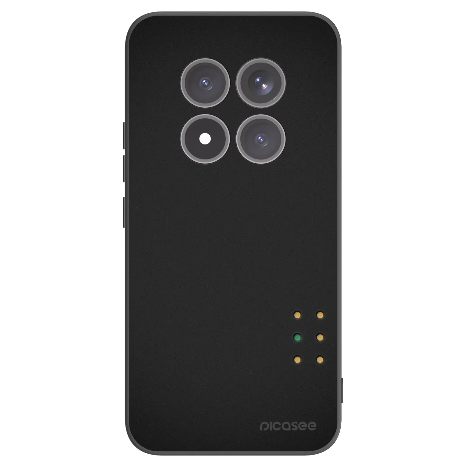 Picasee Μαύρη θήκη σιλικόνης για Xiaomi Redmi Note 15 Pro+ - Pulse