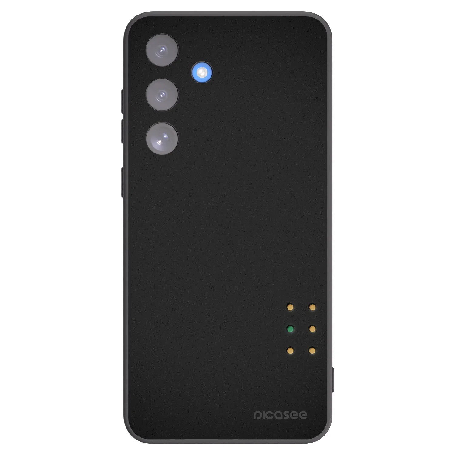 Picasee Μαύρη θήκη σιλικόνης για Samsung Galaxy S25 FE 5G - Pulse
