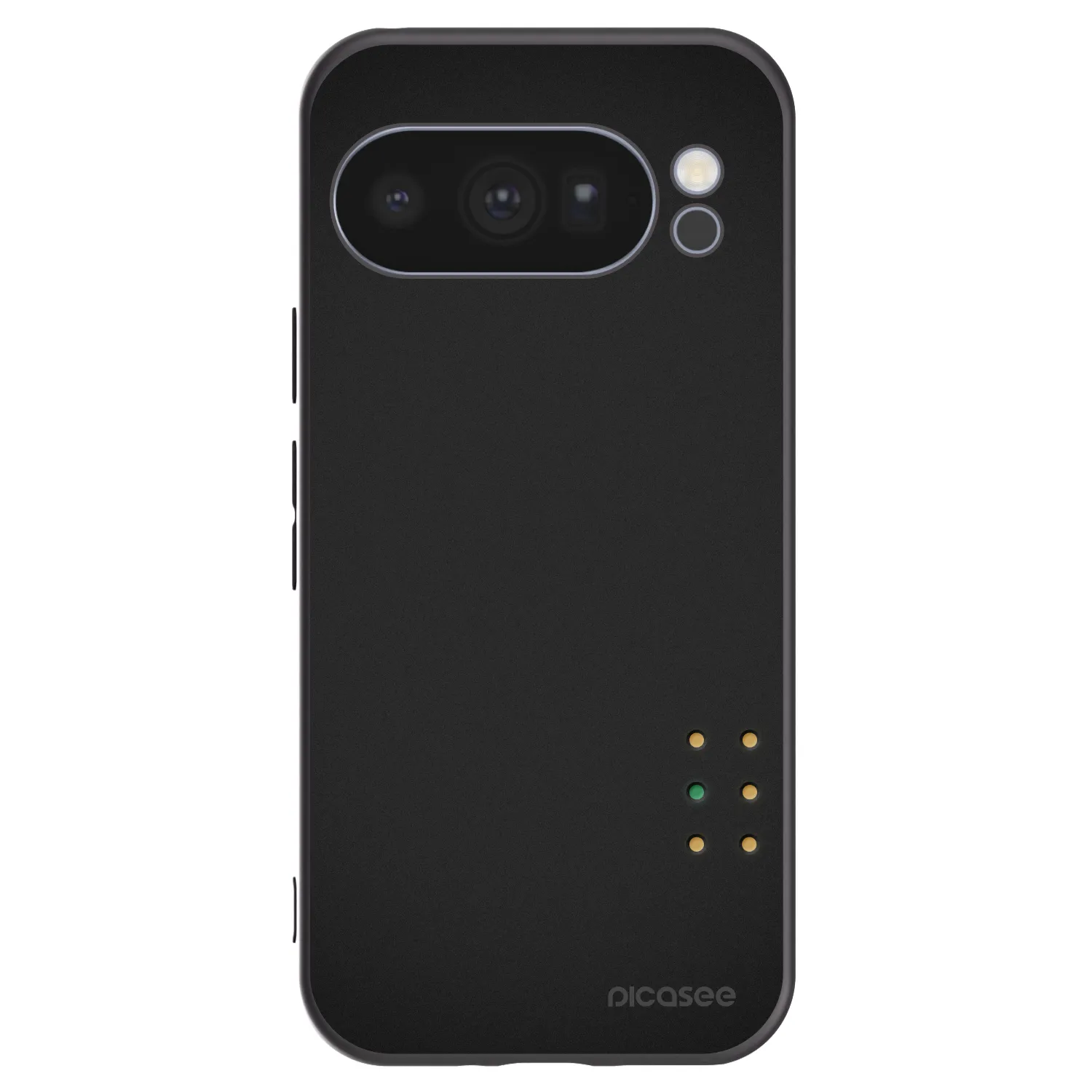 Picasee Μαύρη θήκη σιλικόνης για Google Pixel 10 Pro - Pulse