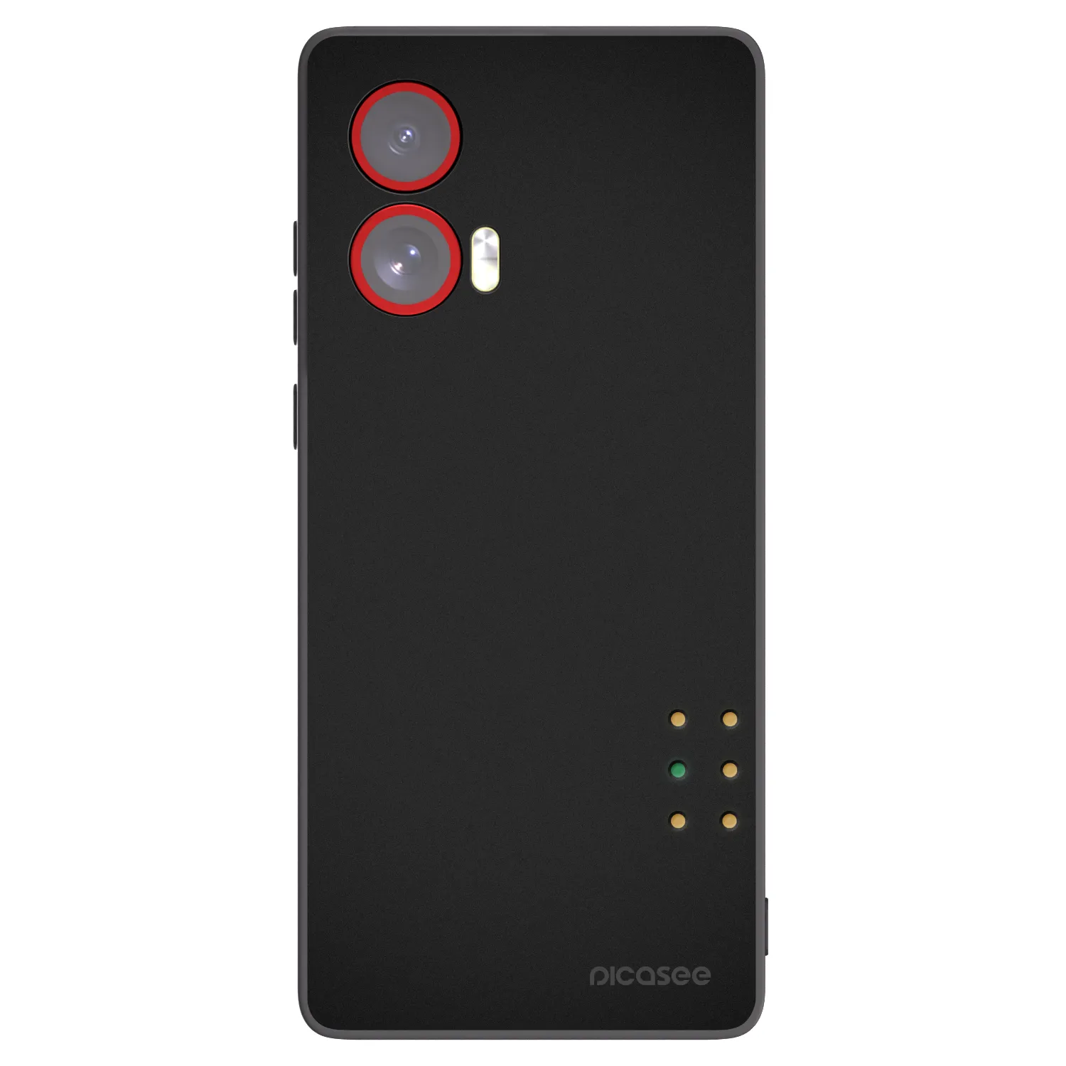 Picasee Μαύρη θήκη σιλικόνης για Motorola Edge 50 Fusion - Pulse