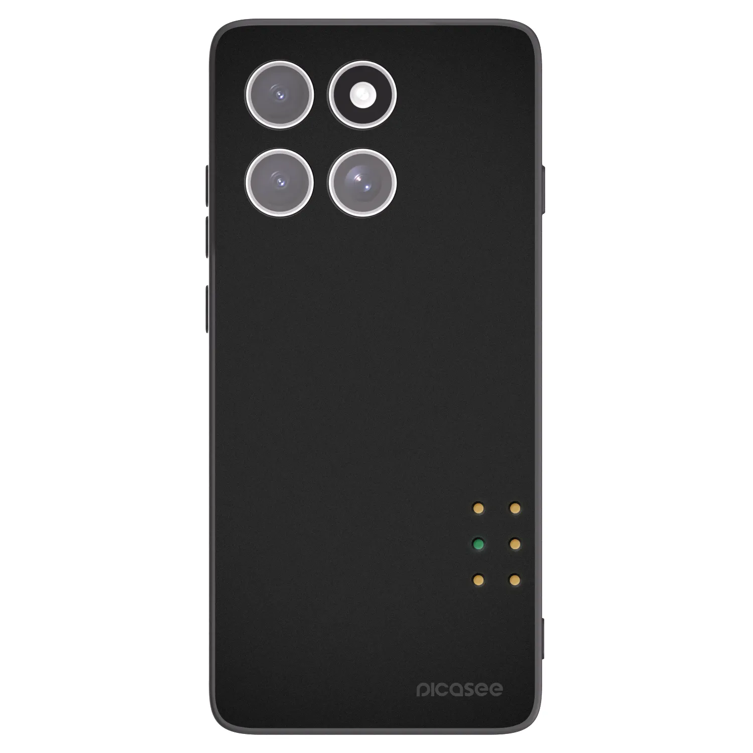 Picasee Μαύρη θήκη σιλικόνης για Motorola Edge 60 Fusion - Pulse
