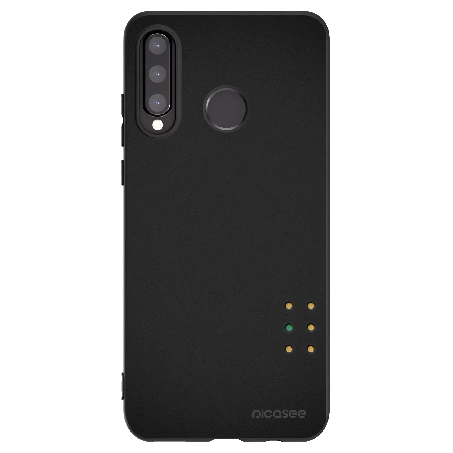 Picasee Μαύρη θήκη σιλικόνης για Huawei P30 Lite - Pulse
