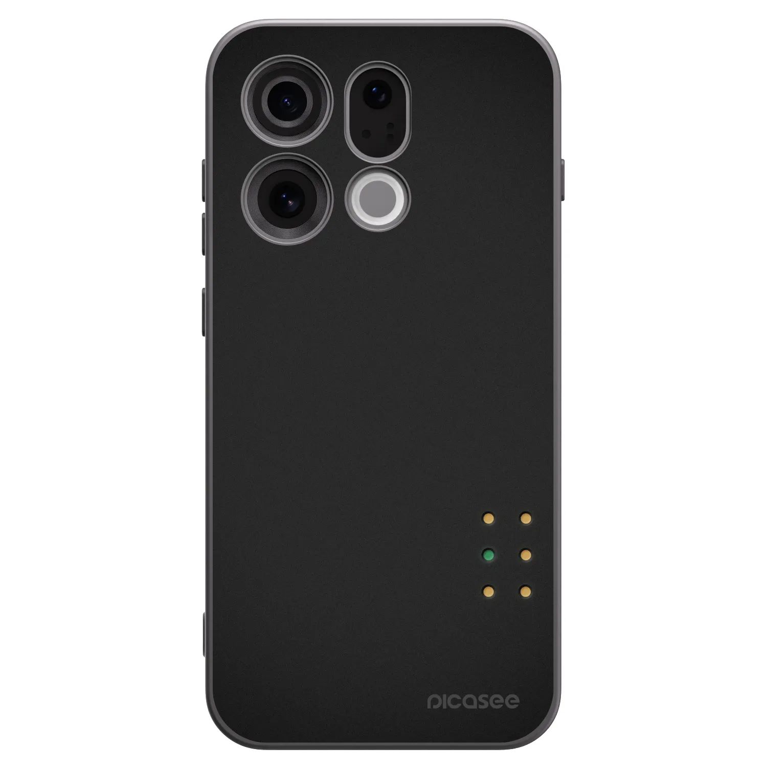 Picasee Μαύρη θήκη σιλικόνης για OPPO Find X9 - Pulse