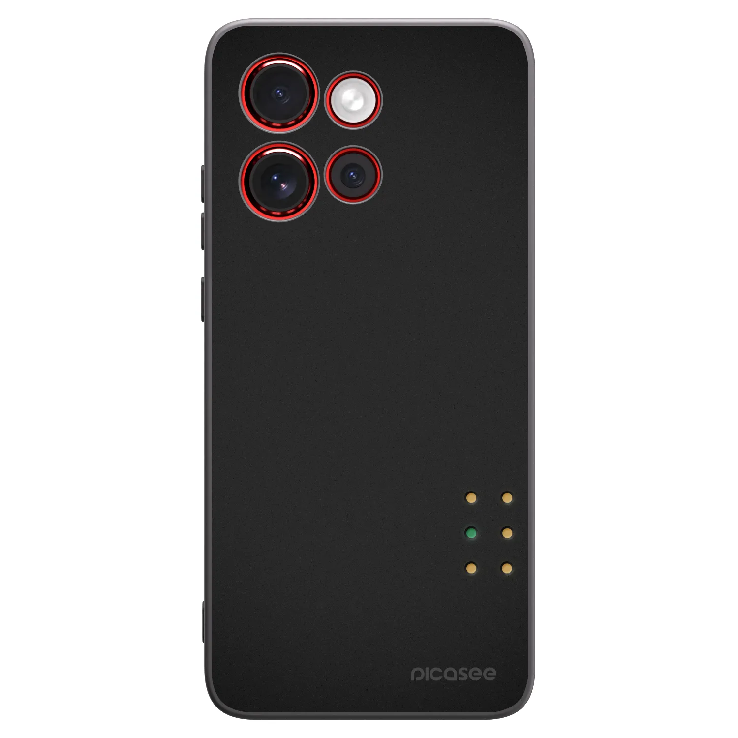Picasee Μαύρη θήκη σιλικόνης για Motorola Edge 60 Neo 5G - Pulse