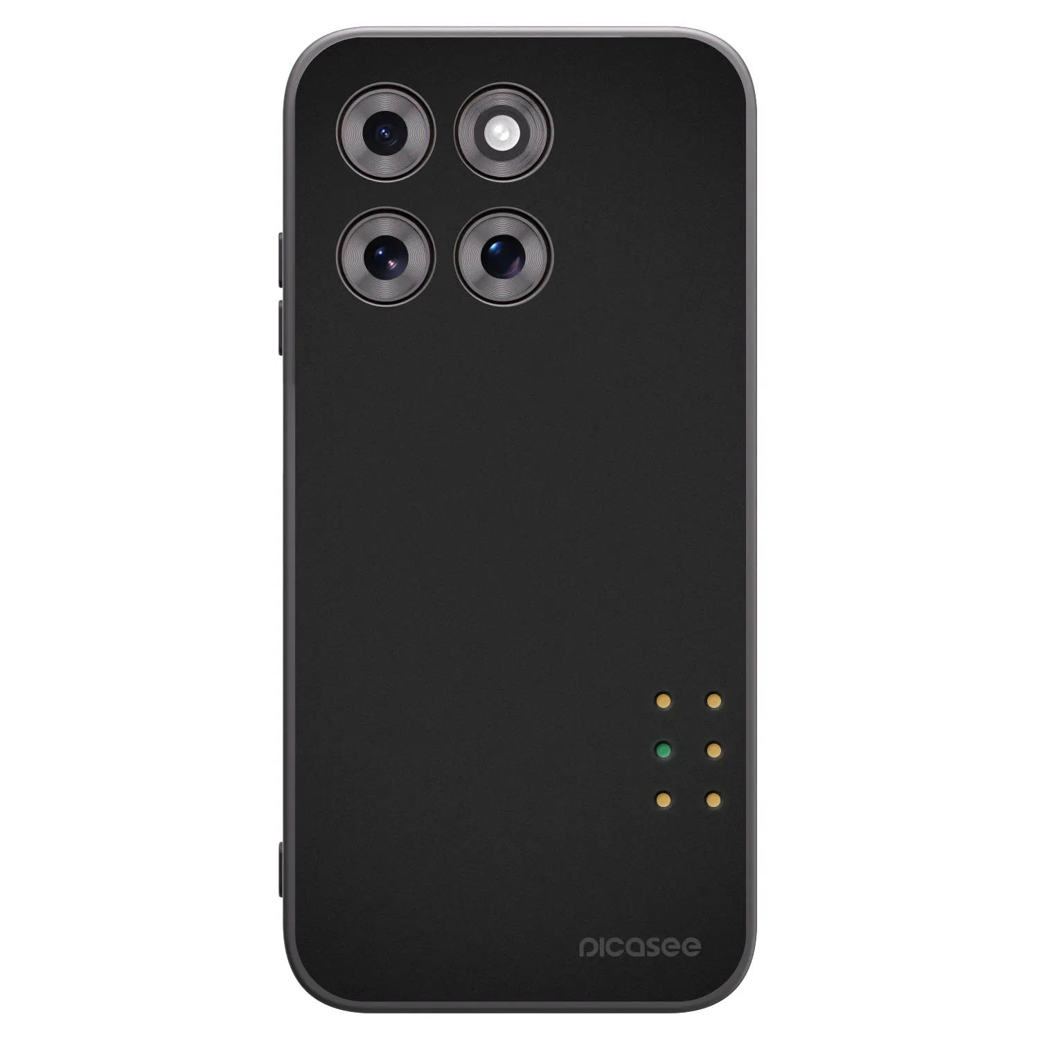 Picasee Μαύρη θήκη σιλικόνης για Motorola Moto G77 - Pulse