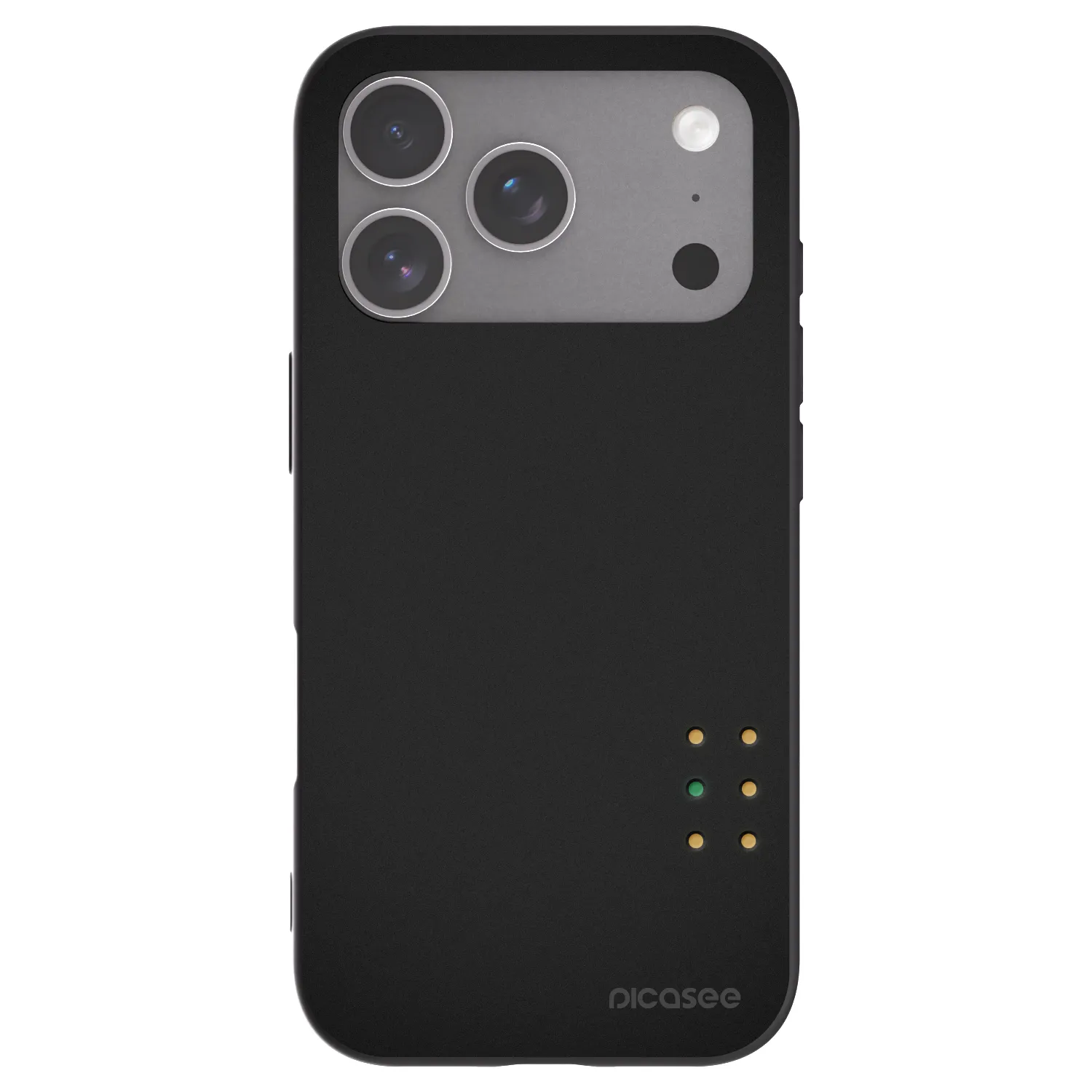 Picasee Μαύρη θήκη σιλικόνης για Apple iPhone 18 Pro - Pulse