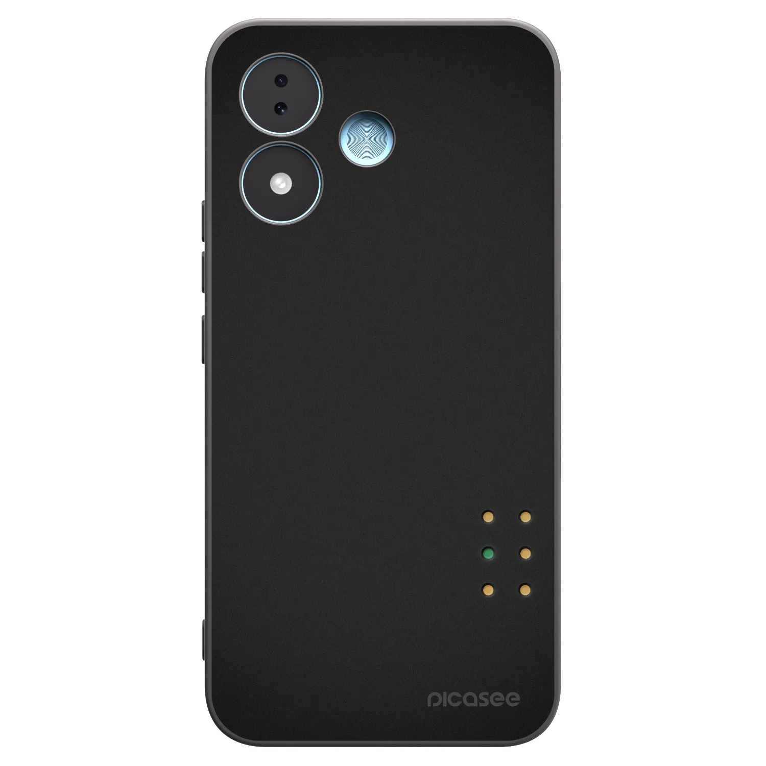 Picasee Μαύρη θήκη σιλικόνης για Xiaomi Redmi Note 17 5G - Pulse