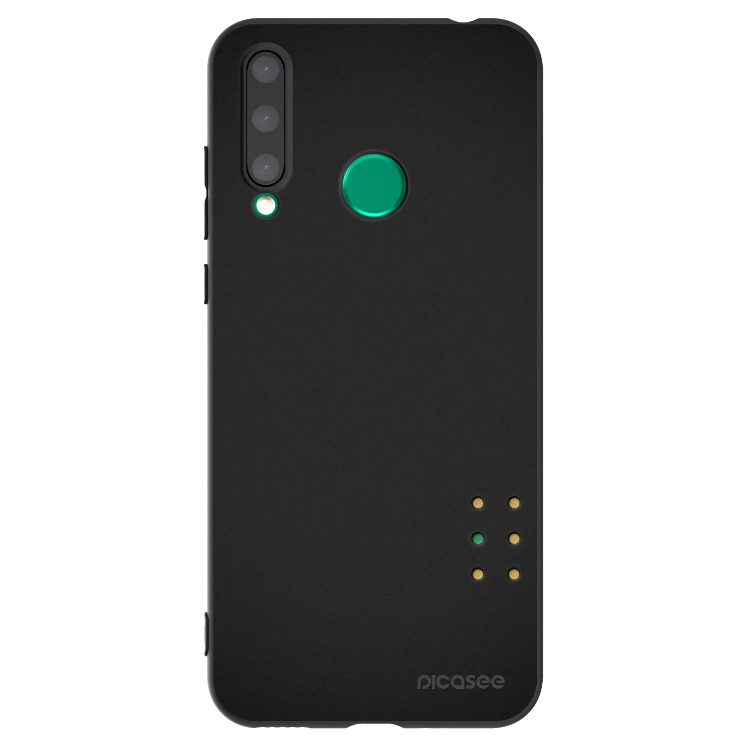 Picasee Μαύρη θήκη σιλικόνης για Honor 20 Lite - Pulse