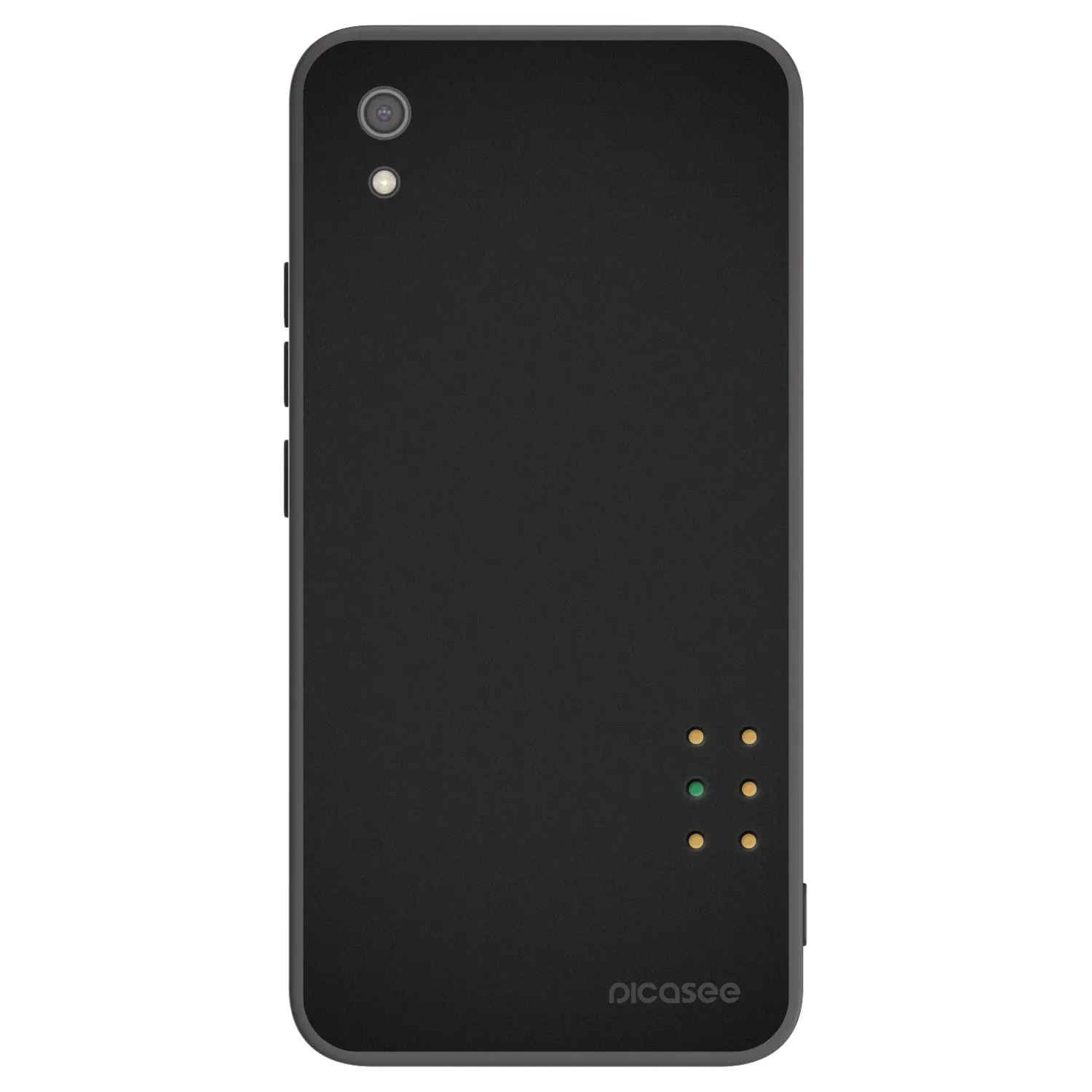Picasee Μαύρη θήκη σιλικόνης για Xiaomi Redmi 7A - Pulse