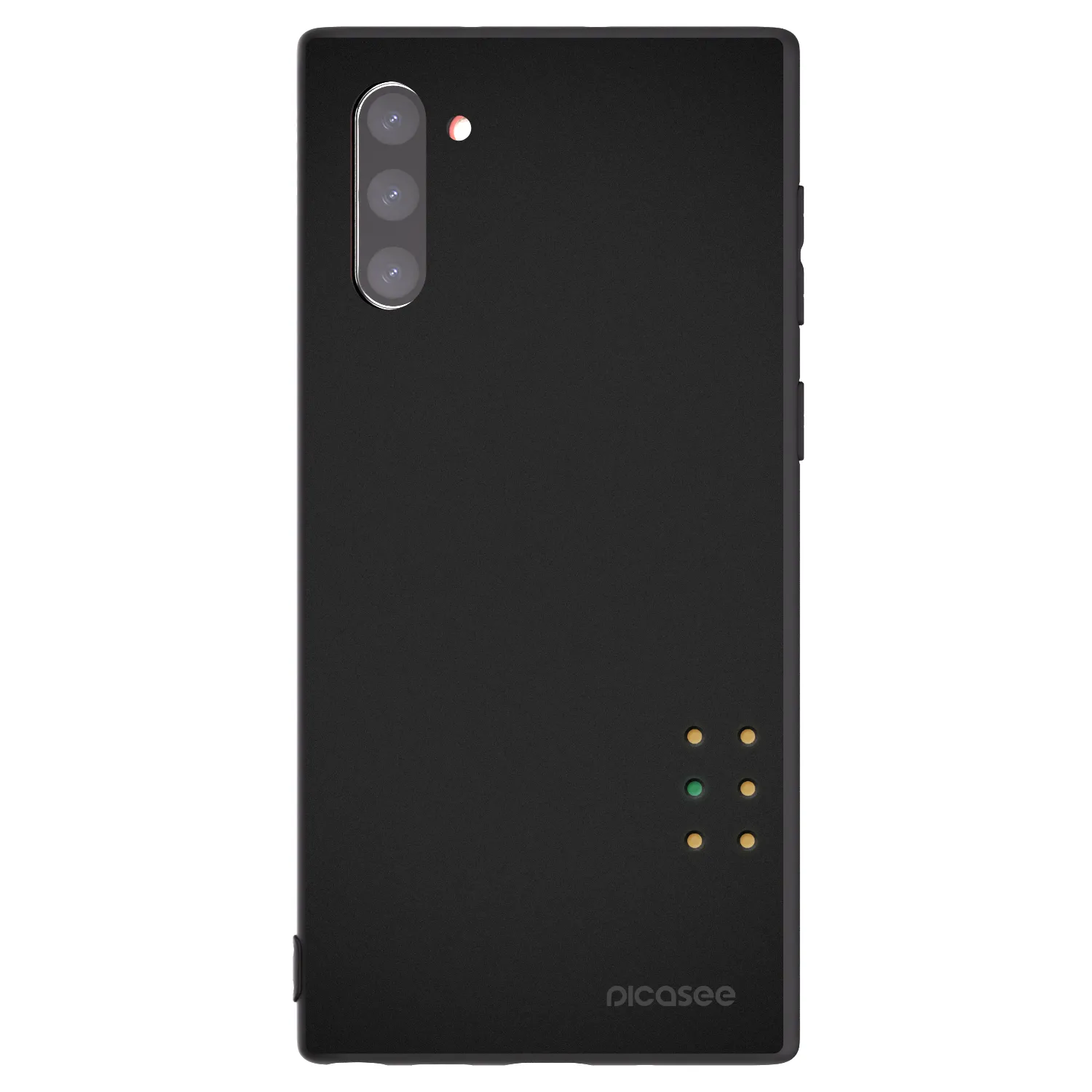 Picasee Μαύρη θήκη σιλικόνης για Samsung Galaxy Note 10 N970F - Pulse