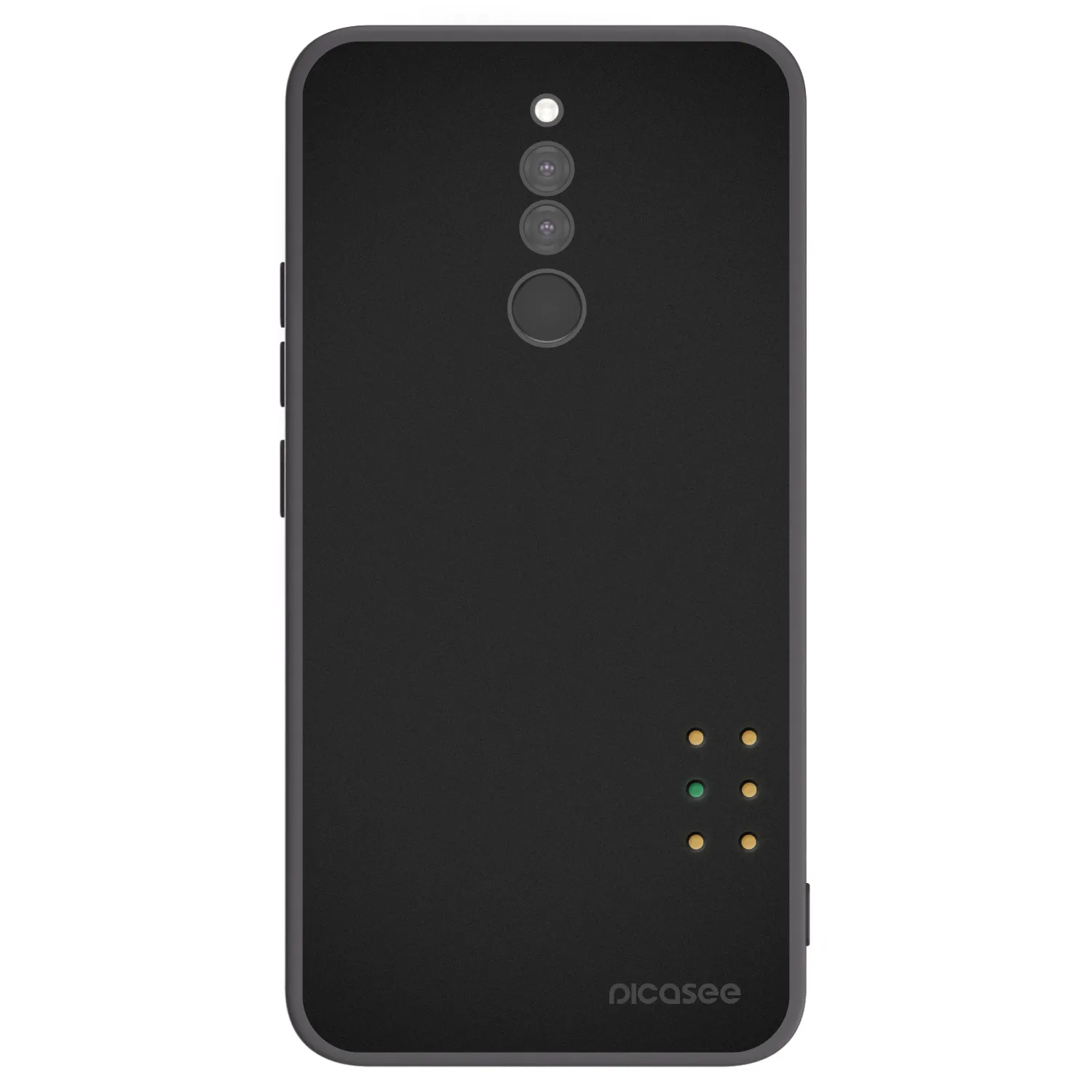 Picasee Μαύρη θήκη σιλικόνης για Xiaomi Redmi 8 - Pulse