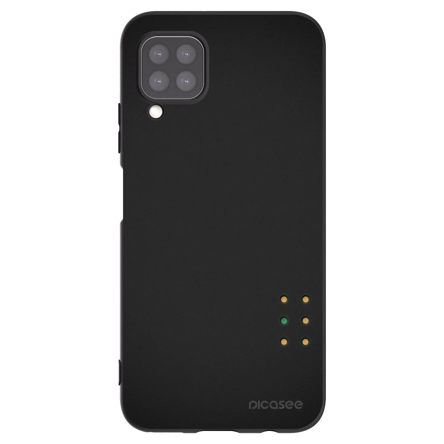 Picasee Μαύρη θήκη σιλικόνης για Huawei P40 Lite - Pulse