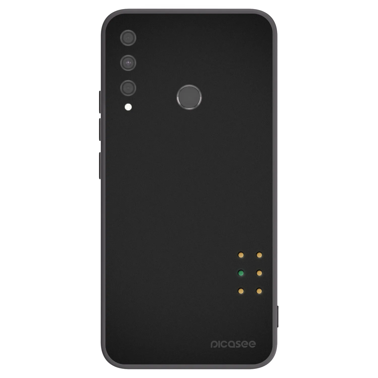 Picasee Μαύρη θήκη σιλικόνης για Huawei P40 Lite E - Pulse