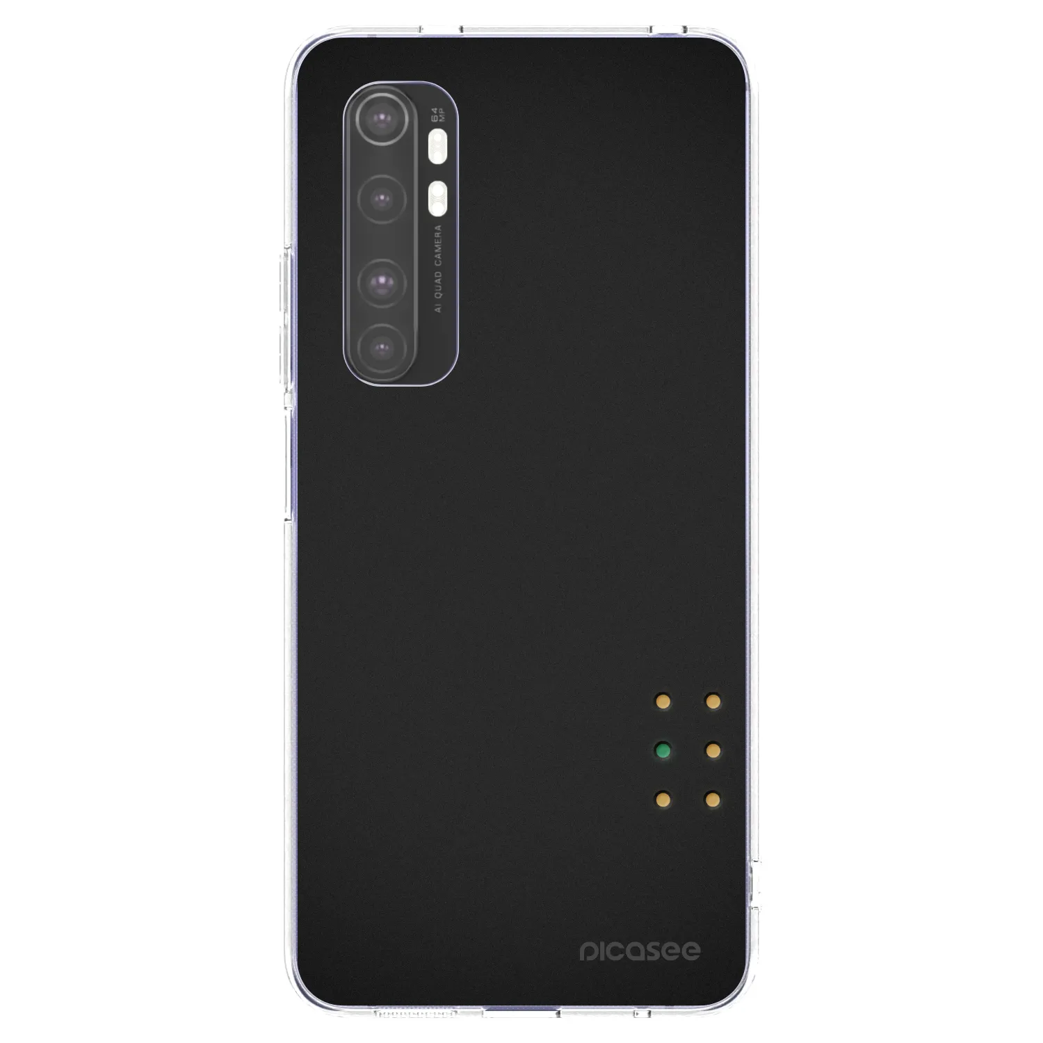 Picasee διαφανής θήκη σιλικόνης Xiaomi Mi Note 10 Lite - Pulse
