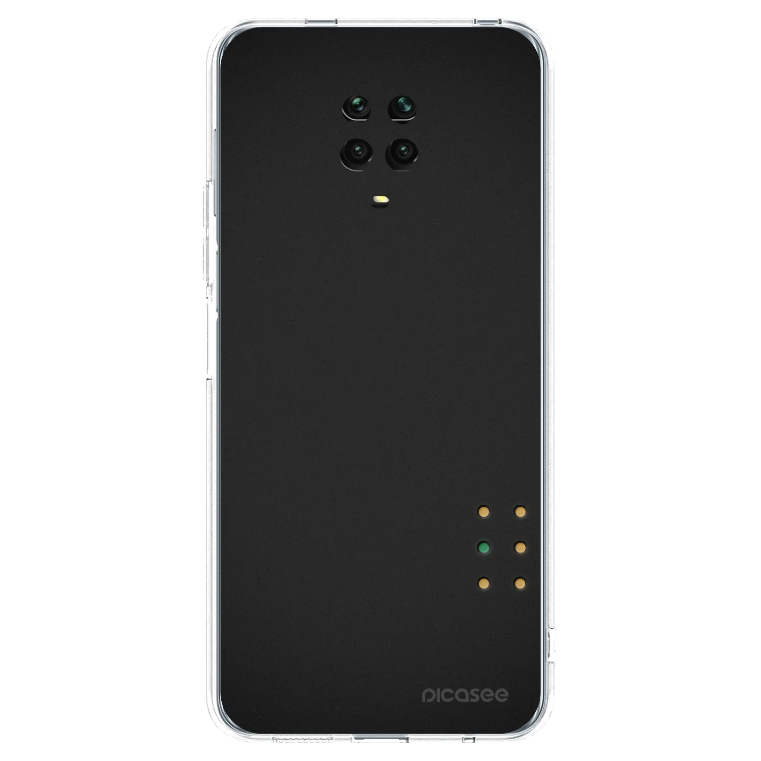 Picasee διαφανής θήκη σιλικόνης Xiaomi Redmi Note 9S - Pulse