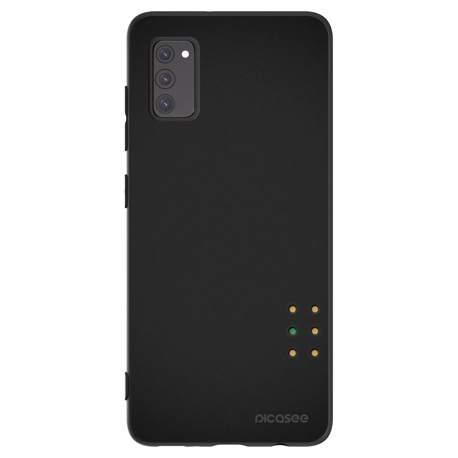 Picasee Μαύρη θήκη σιλικόνης για Samsung Galaxy A41 A415F - Pulse