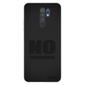 Picasee διαφανής θήκη σιλικόνης Xiaomi Redmi 9 - No Excuses