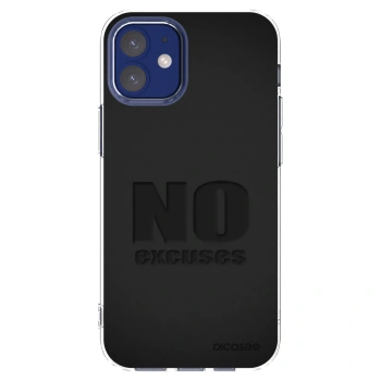 Picasee διαφανής θήκη σιλικόνης Apple iPhone 12 mini - No Excuses