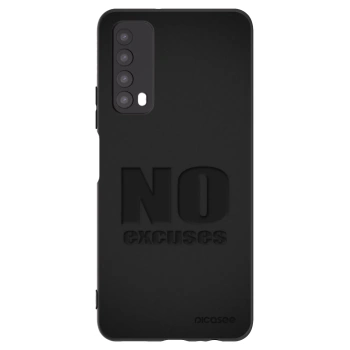 Picasee Μαύρη θήκη σιλικόνης για Huawei P Smart 2021 - No Excuses