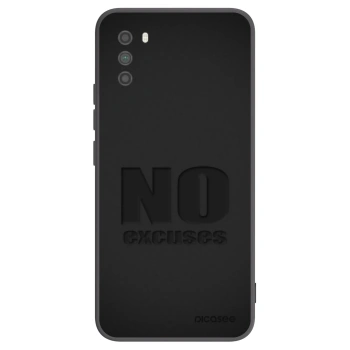 Picasee Μαύρη θήκη σιλικόνης για Xiaomi Poco M3 - No Excuses
