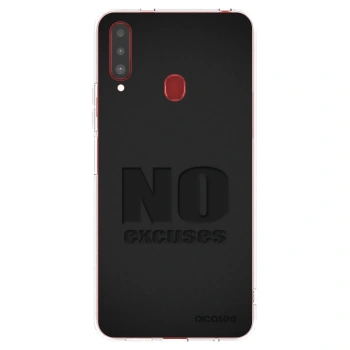Picasee διαφανής θήκη σιλικόνης Samsung Galaxy A20s - No Excuses
