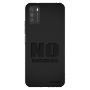 Picasee διαφανής θήκη σιλικόνης Xiaomi Poco M3 - No Excuses