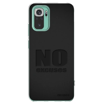 Picasee διαφανής θήκη σιλικόνης Xiaomi Redmi Note 10 Pro - No Excuses