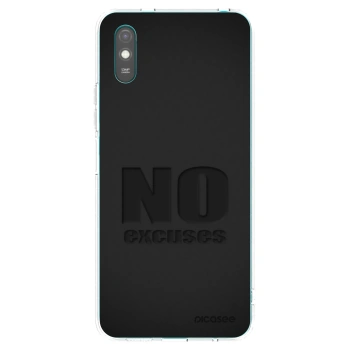 Picasee διαφανής θήκη σιλικόνης Xiaomi Redmi 9AT - No Excuses