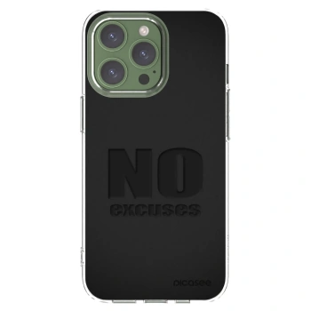 Picasee διαφανής θήκη σιλικόνης Apple iPhone 13 Pro - No Excuses
