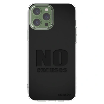 Picasee διαφανής θήκη σιλικόνης Apple iPhone 13 Pro Max - No Excuses