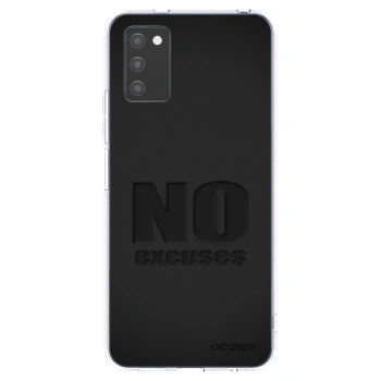 Picasee διαφανής θήκη σιλικόνης Samsung Galaxy A02s A025G - No Excuses