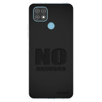 Picasee διαφανής θήκη σιλικόνης Realme C21 - No Excuses