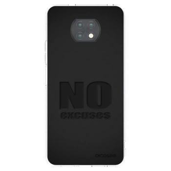 Picasee διαφανής θήκη σιλικόνης Xiaomi Redmi Note 9T - No Excuses