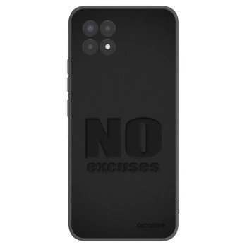 Picasee Μαύρη θήκη σιλικόνης για Realme 8i - No Excuses