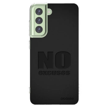 Picasee διαφανής θήκη σιλικόνης Samsung Galaxy S21 FE 5G - No Excuses