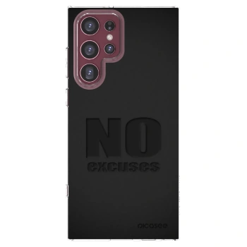 Picasee διαφανής θήκη σιλικόνης Samsung Galaxy S22 Ultra 5G - No Excuses