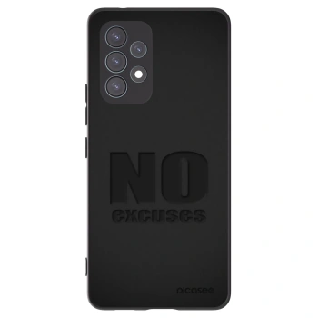 Picasee Μαύρη θήκη σιλικόνης για Samsung Galaxy A53 5G A536 - No Excuses