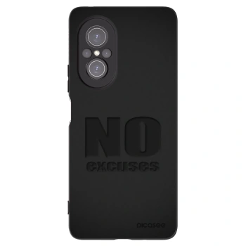 Picasee Μαύρη θήκη σιλικόνης για Huawei Nova 9 SE - No Excuses