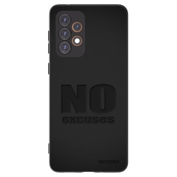 Picasee Μαύρη θήκη σιλικόνης για Samsung Galaxy A33 5G A336 - No Excuses