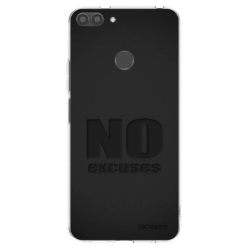 Picasee διαφανής θήκη σιλικόνης Huawei P Smart - No Excuses