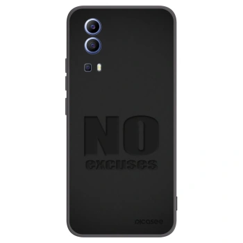 Picasee Μαύρη θήκη σιλικόνης για Vivo Y52 5G - No Excuses
