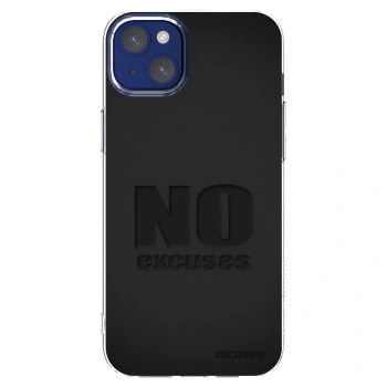 Picasee διαφανής θήκη σιλικόνης Apple iPhone 14 Plus - No Excuses