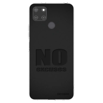 Picasee διαφανής θήκη σιλικόνης Realme C21Y - No Excuses